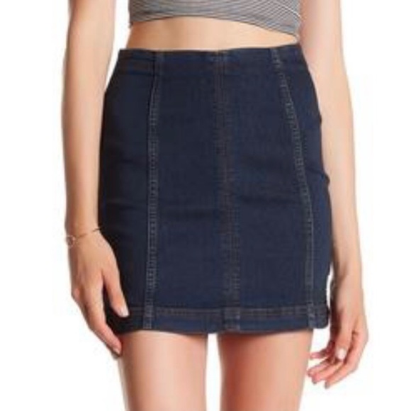 Free People Dresses & Skirts - Free People Modern Femme Denim Mini Skirt